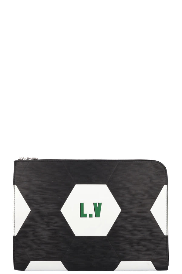 LOUIS VUITTON Fifa World Cup Laptop Case Black White