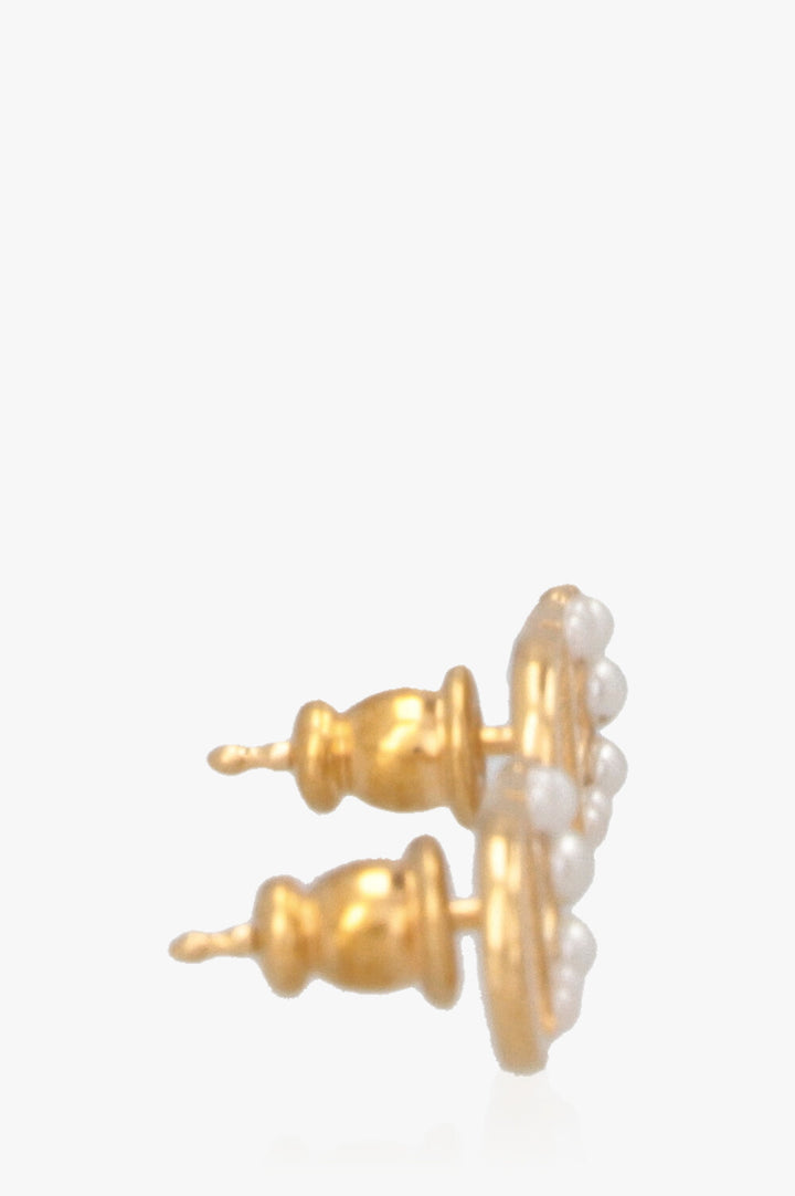 CD Ohrenringe Gold Gr 20 Reflektion