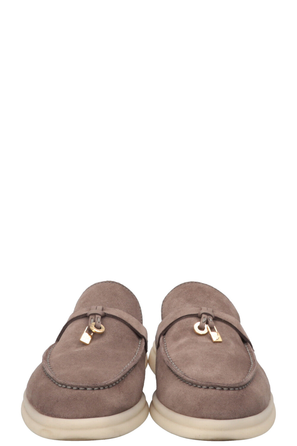 LORO PIANA Charm Walk Babouche Slipper Grey