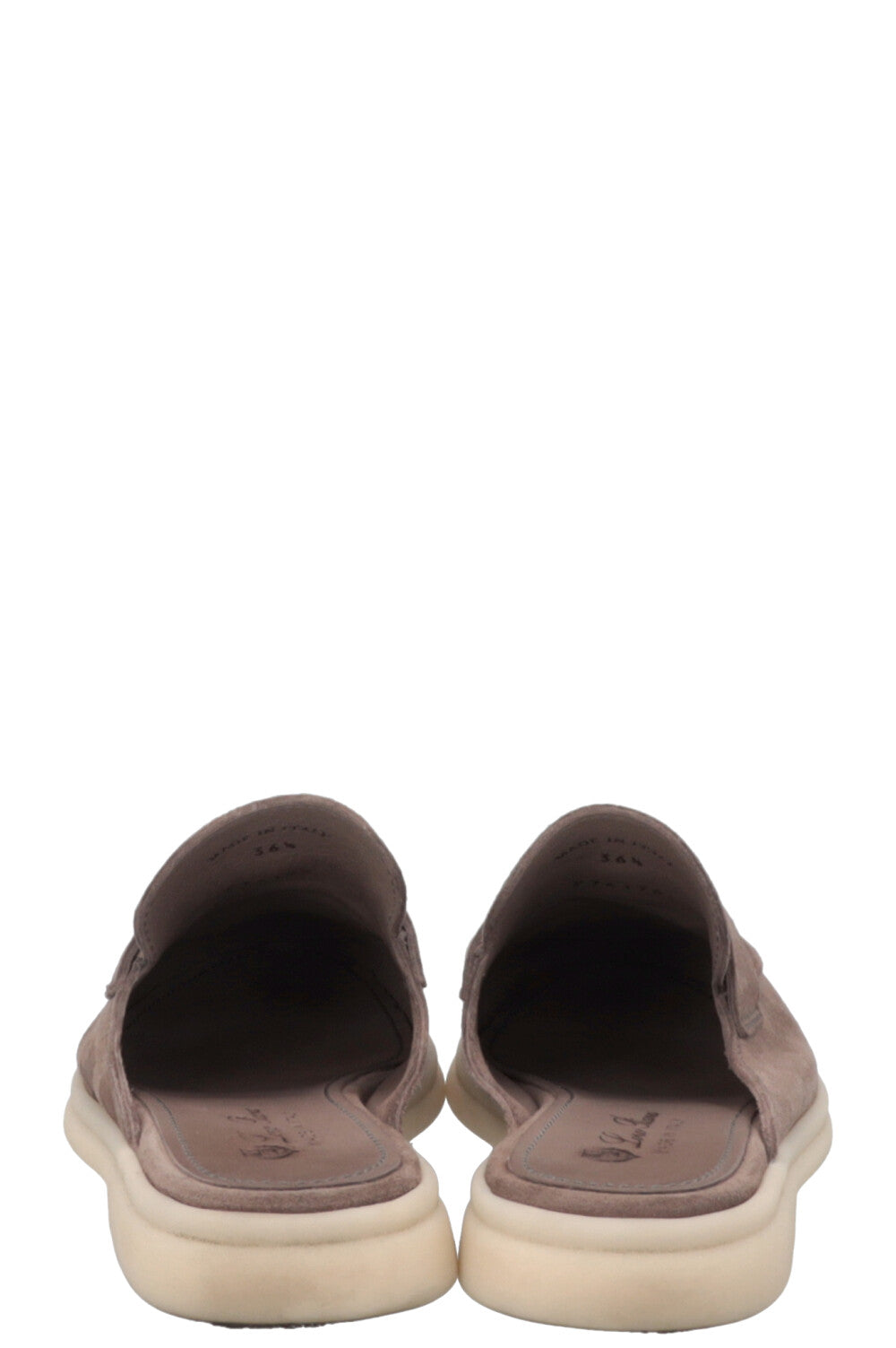LORO PIANA Charm Walk Babouche Slipper Grey