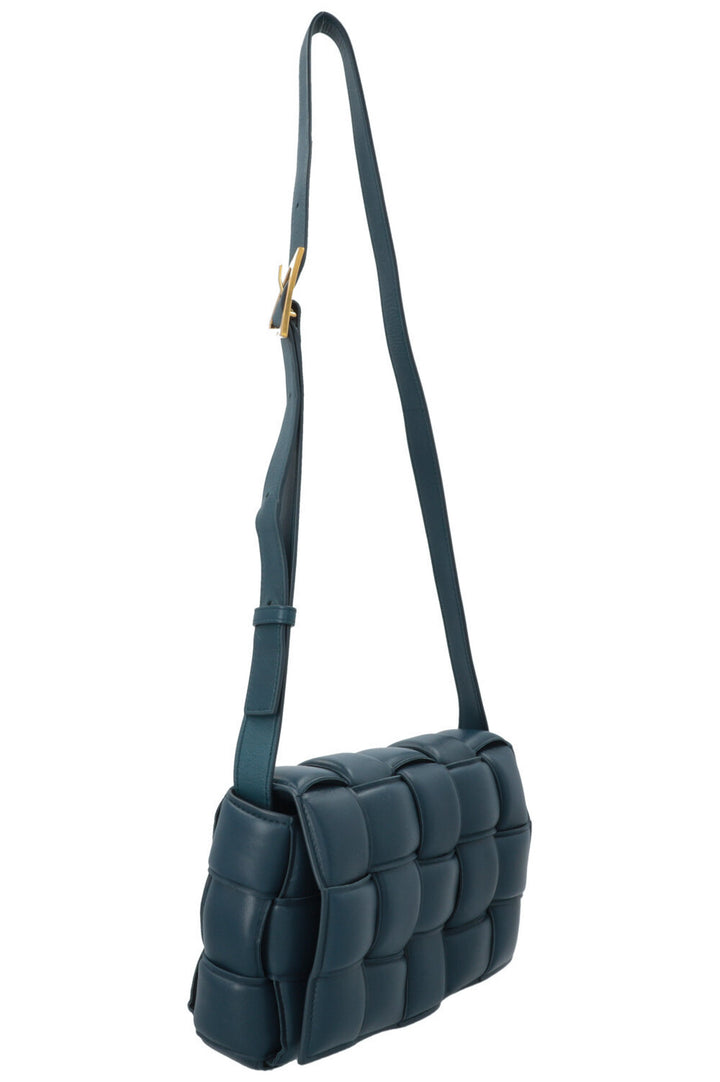 BOTTEGA VENETA Padded Cassette Crossbody Bag Petrol