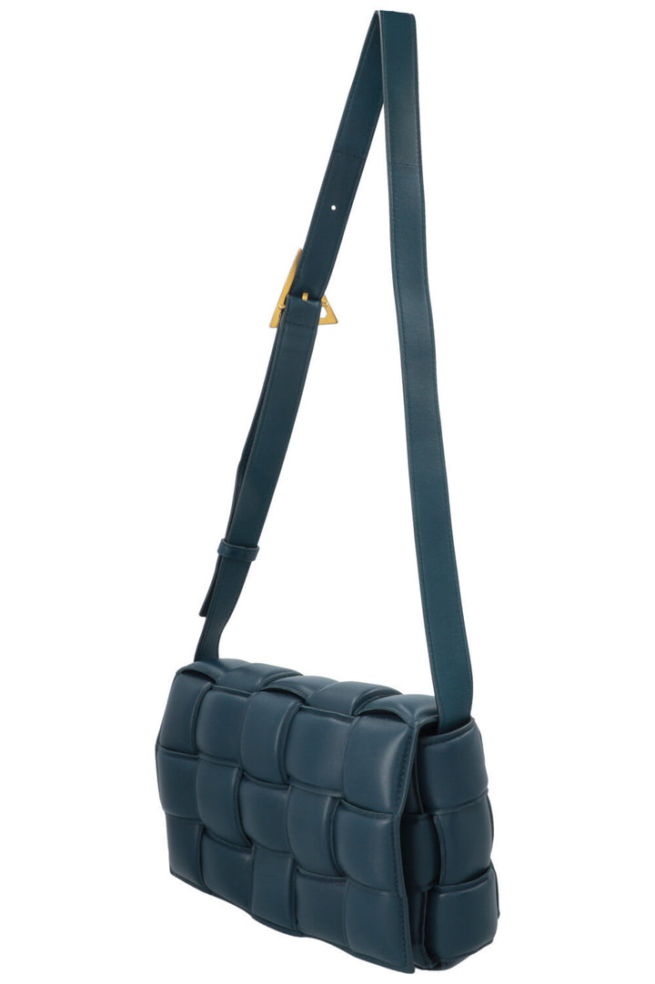 BOTTEGA VENETA Padded Cassette Crossbody Bag Petrol