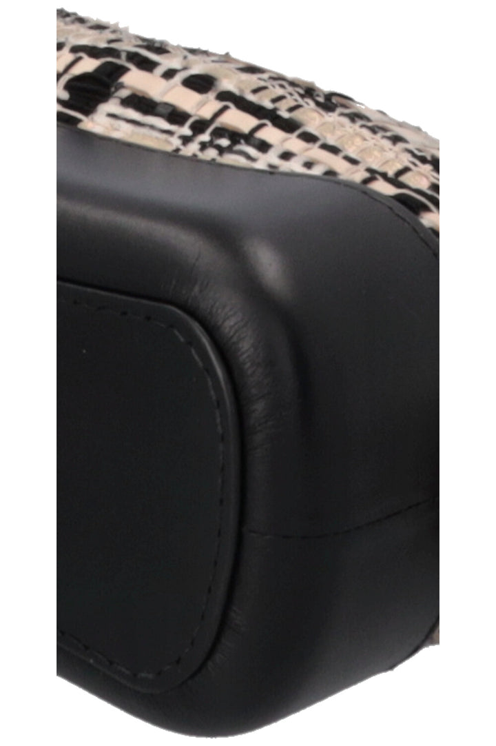CHANEL 2019 Small Gabrielle Crossbody Bag Tweed Black Ivory