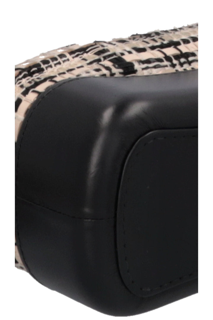 CHANEL 2019 Small Gabrielle Crossbody Bag Tweed Black Ivory