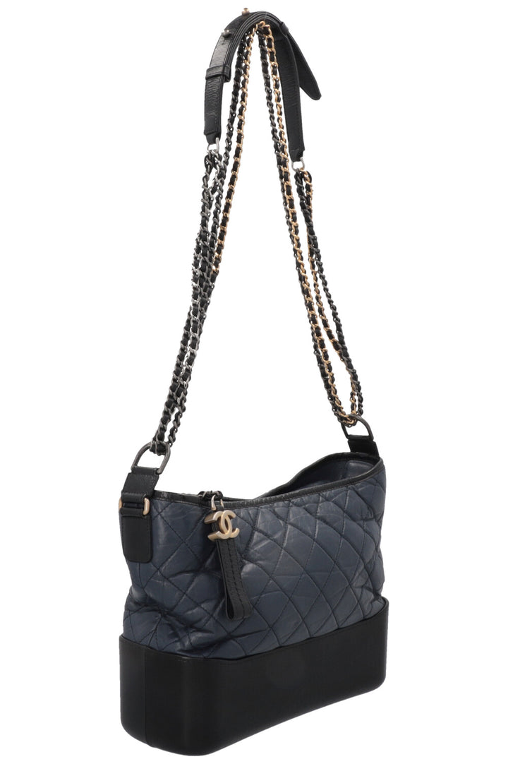 CHANEL Medium Gabrielle Crossbody Bag Navy