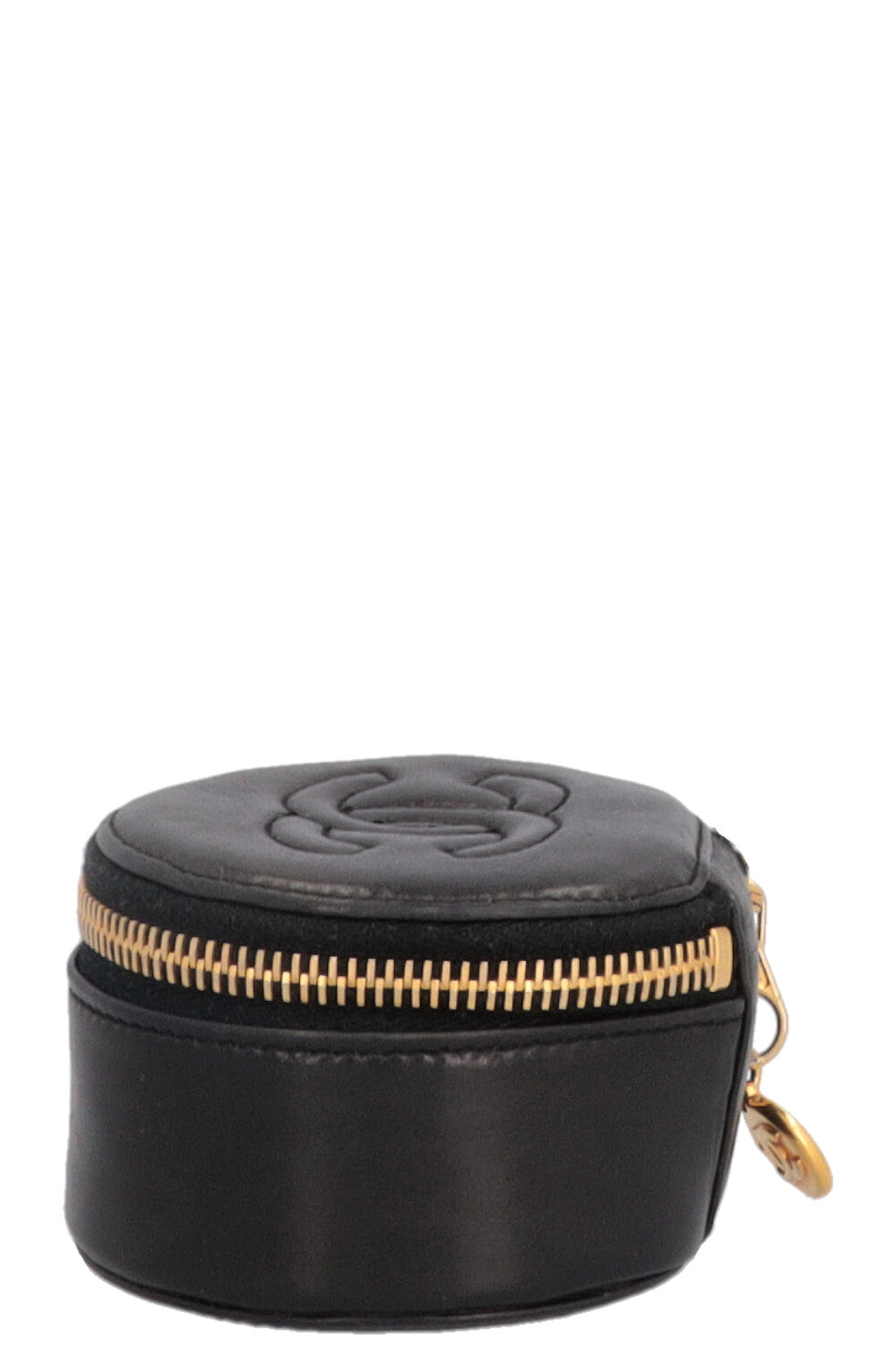 CHANEL CC Watch Case Leather Black