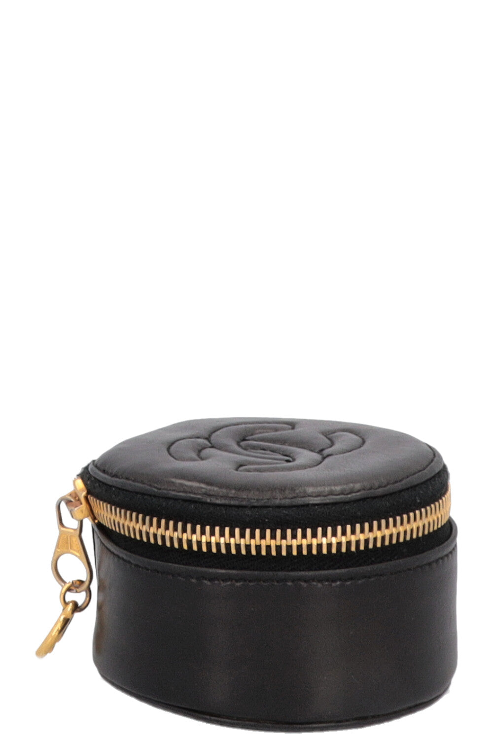 CHANEL CC Watch Case Leather Black