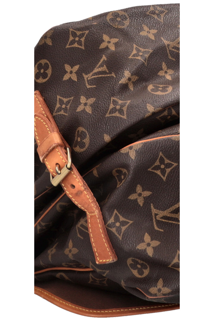 LOUIS VUITTON Saumur 35 Crossbody Bag MNG Canvas