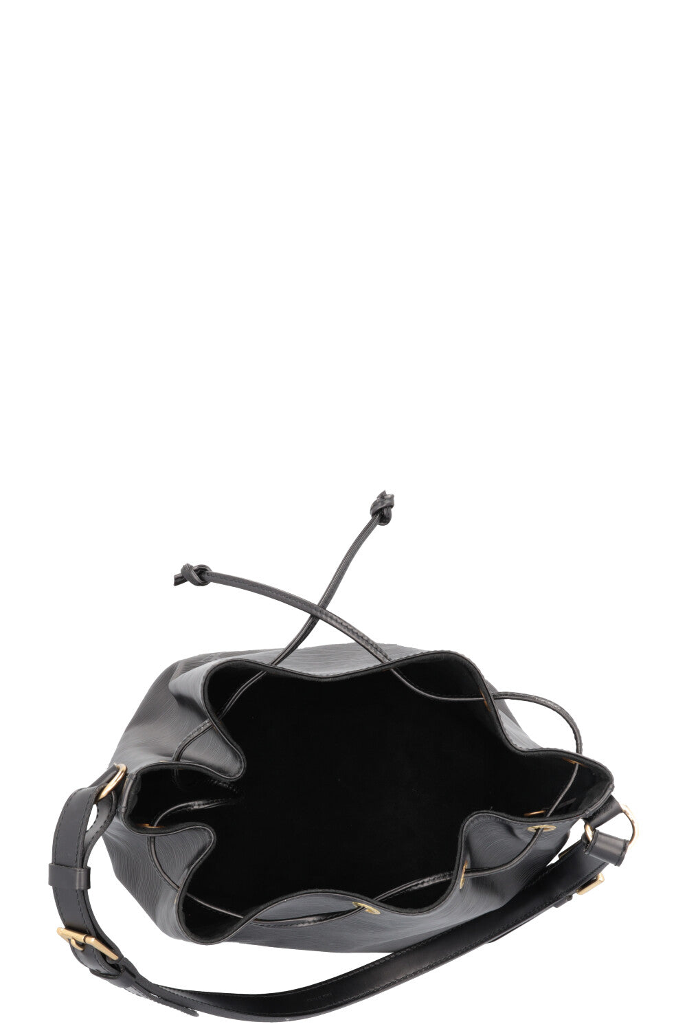LOUIS VUITTON Petit Bag Noe Epi Black