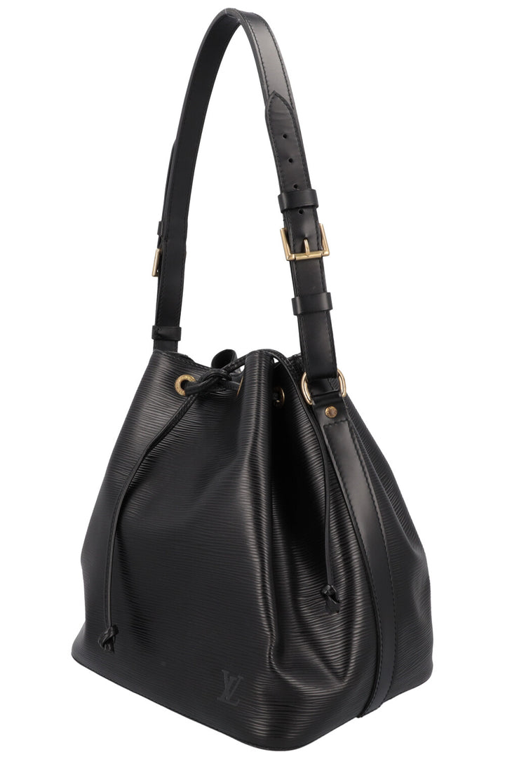 LOUIS VUITTON Petit Bag Noe Epi Black