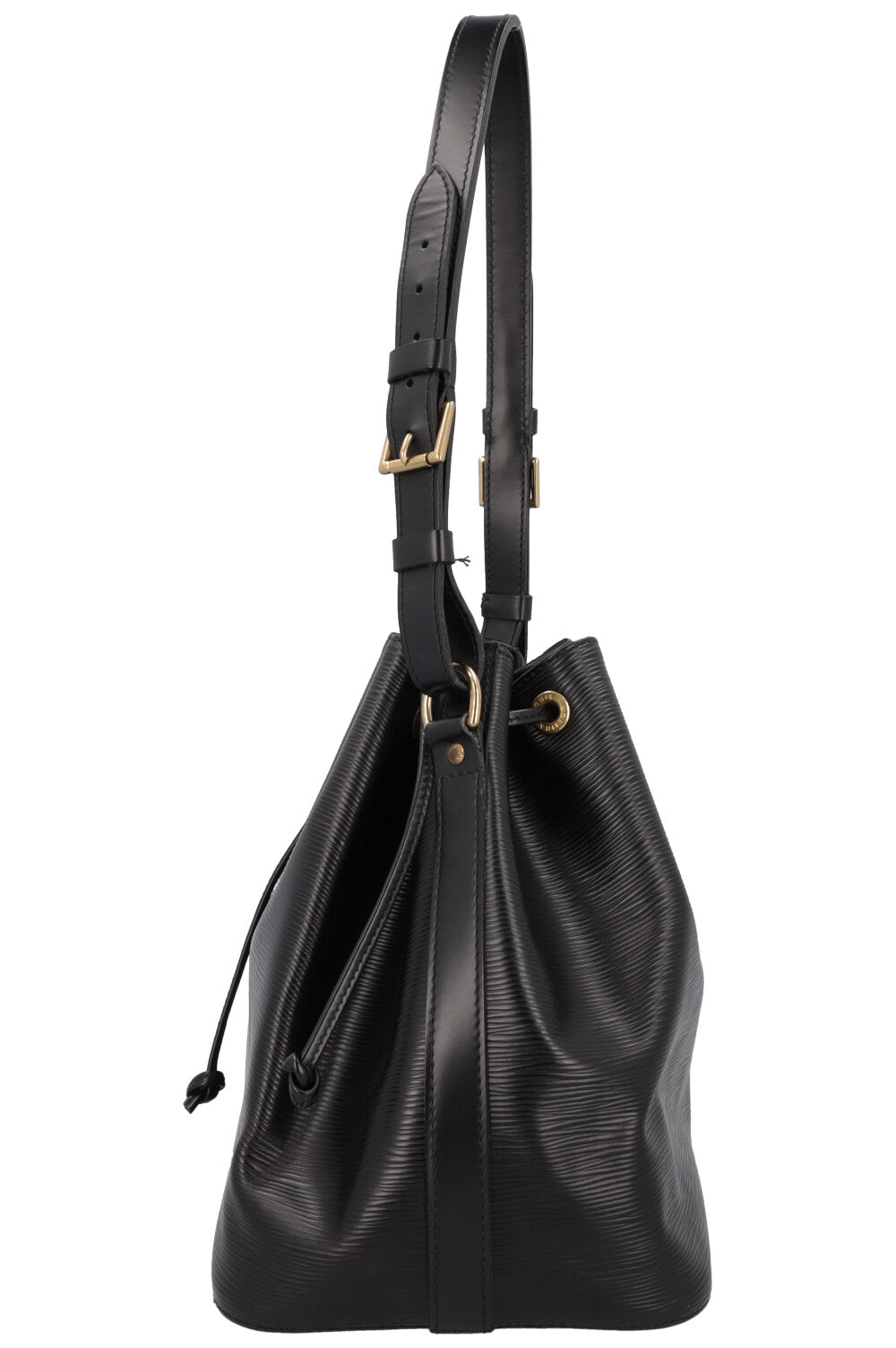 LOUIS VUITTON Petit Bag Noe Epi Black