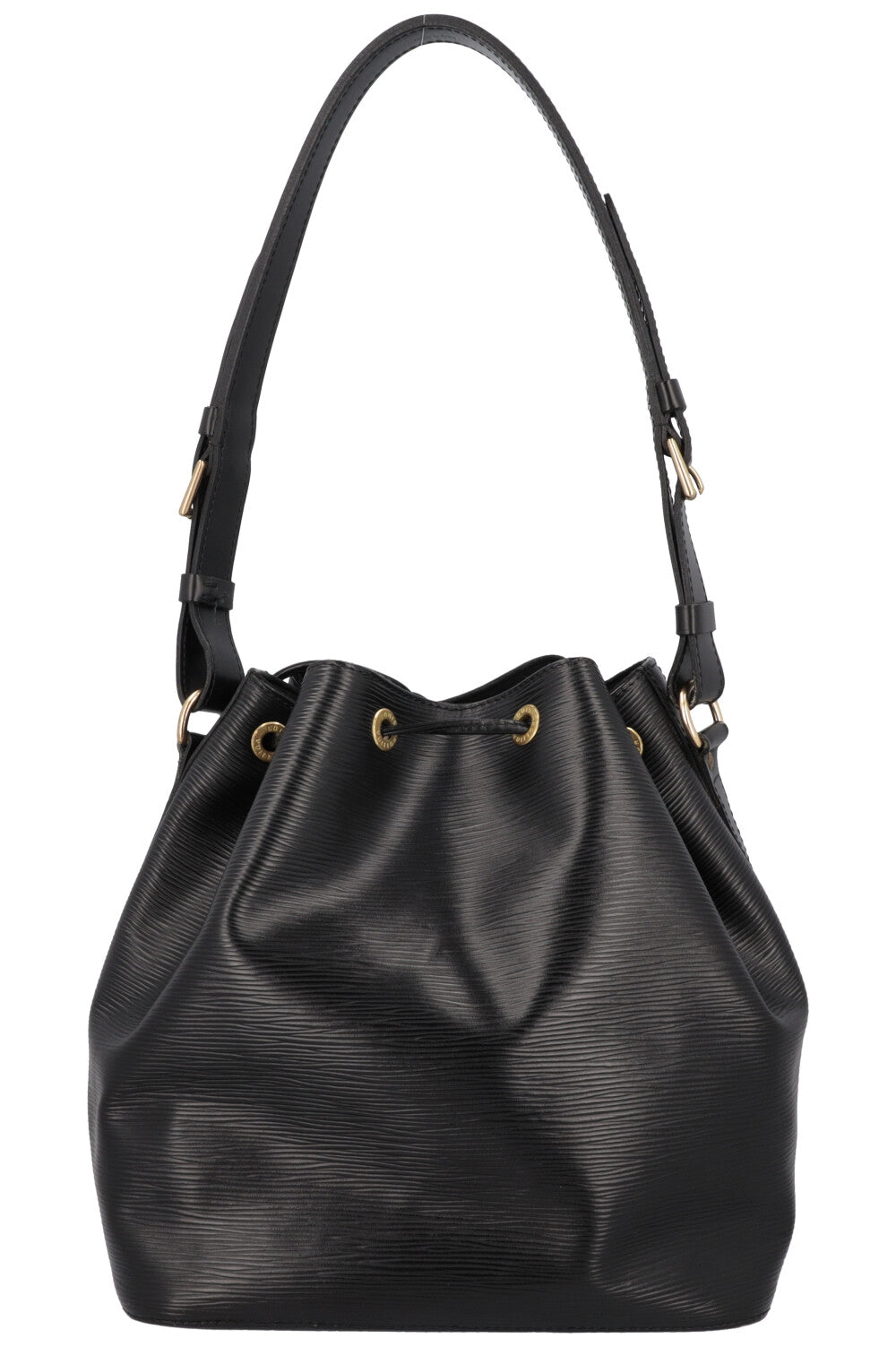 LOUIS VUITTON Petit Bag Noe Epi Black