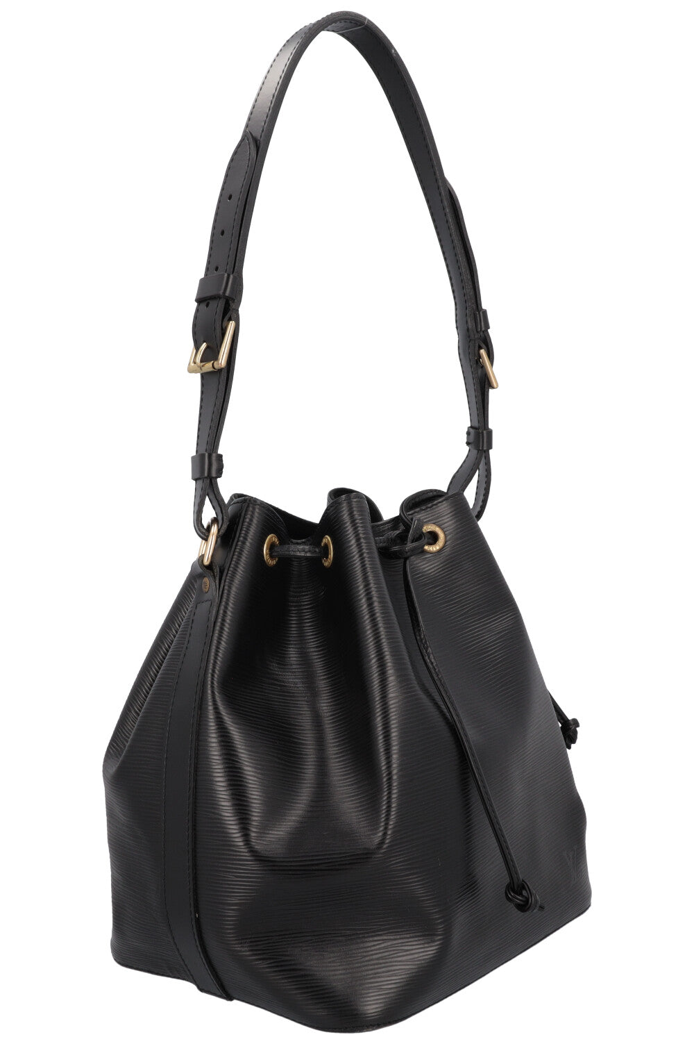 LOUIS VUITTON Petit Bag Noe Epi Black