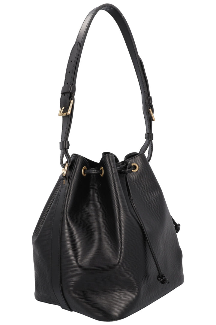 LOUIS VUITTON Petit Bag Noe Epi Black