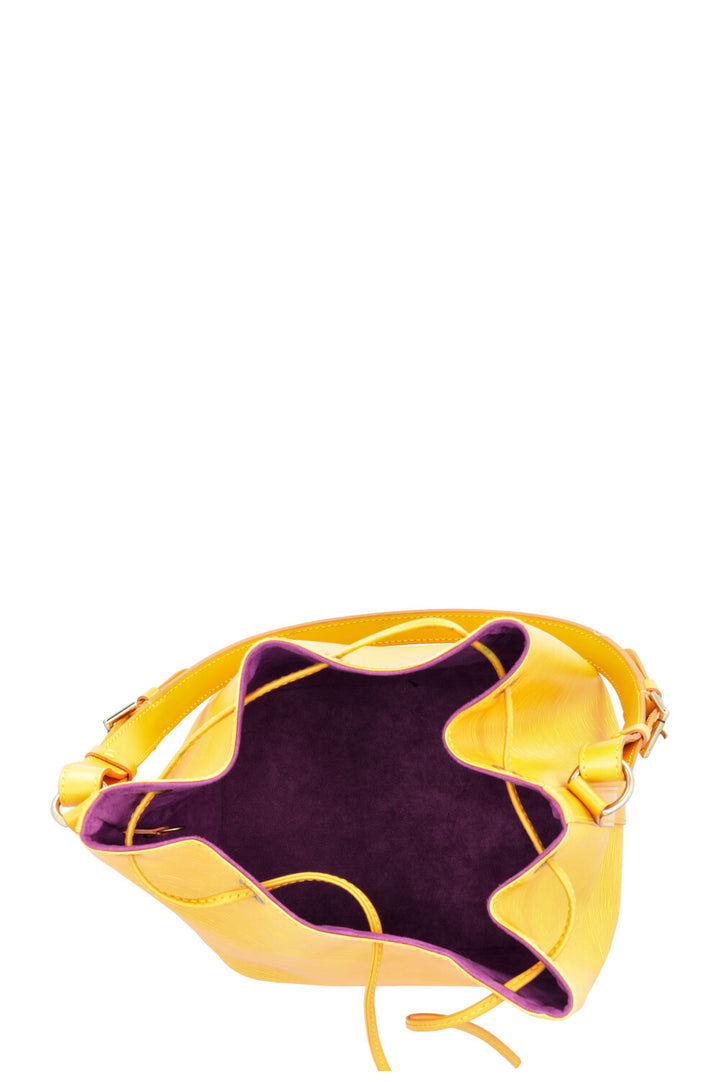 LOUIS VUITTON Petit Bag Noe Epi Yellow
