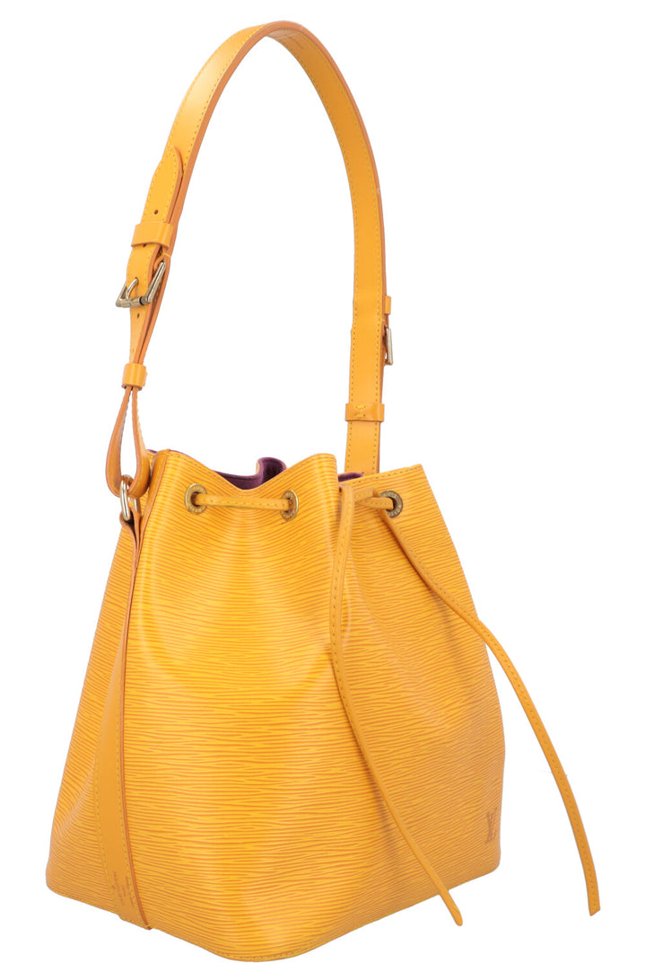 LOUIS VUITTON Petit Bag Noe Epi Yellow