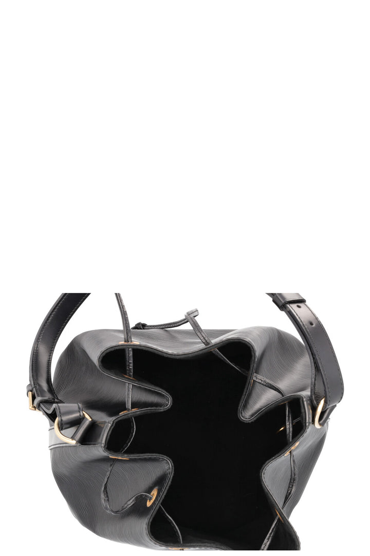 LOUIS VUITTON Petit Sac Noe Epi Black