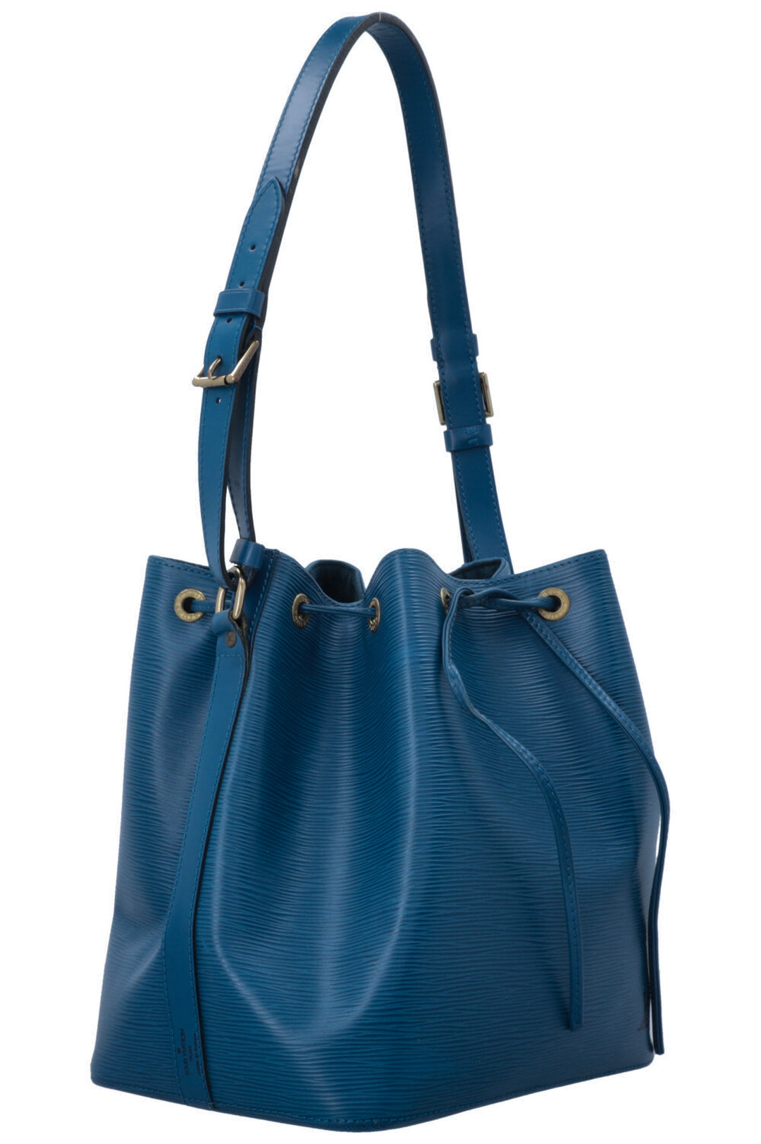 LOUIS VUITTON Petit Sac Noe Epi Blue