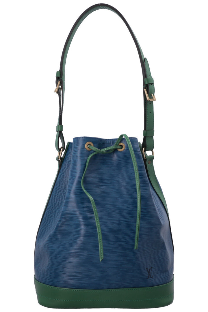 LOUIS VUITTON Grand Sac Noe Epi Blue Green