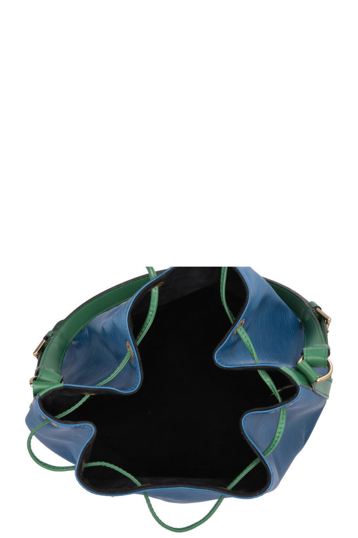 LOUIS VUITTON Grand Sac Noe Epi Blue Green