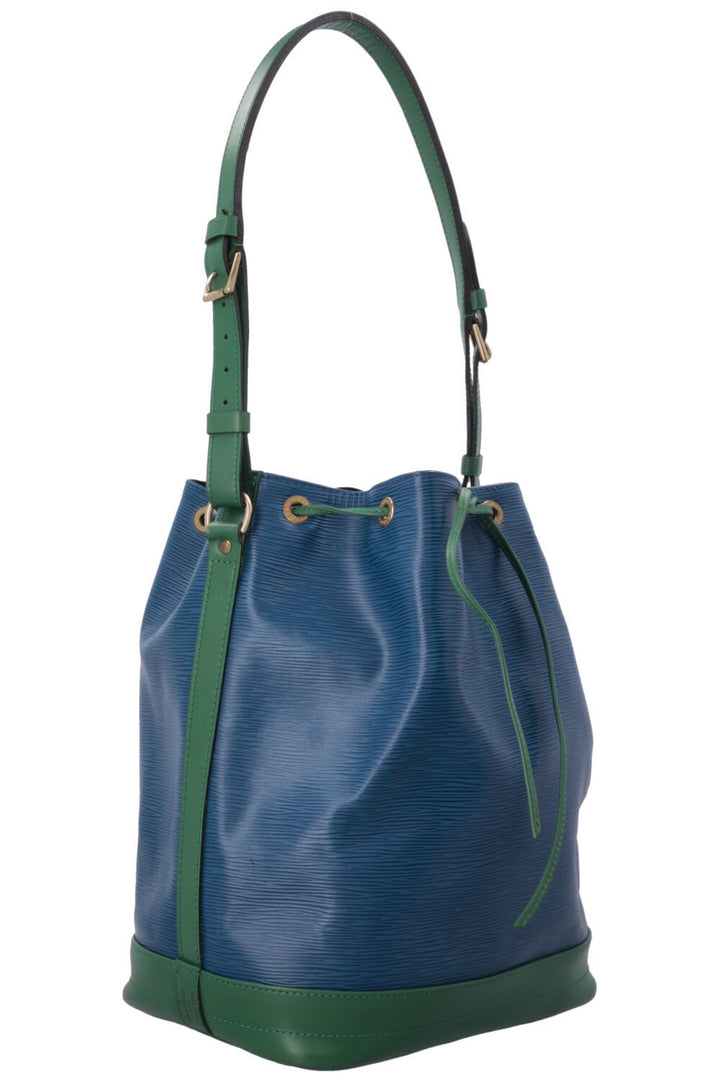 LOUIS VUITTON Grand Sac Noe Epi Blue Green
