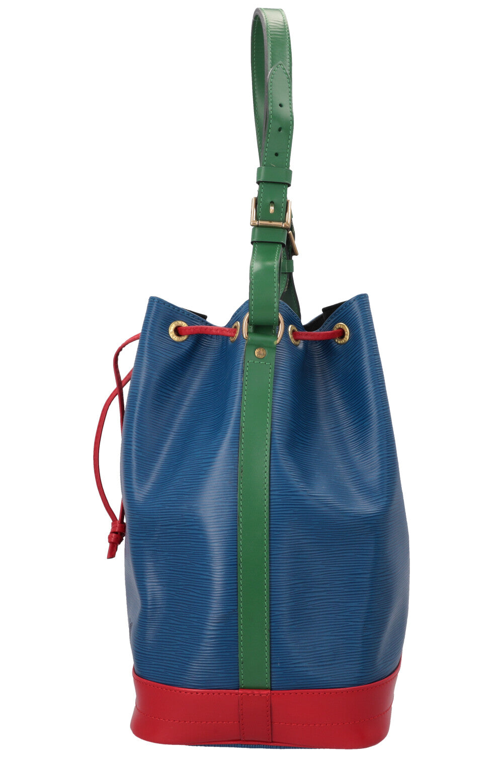LOUIS VUITTON Grand Sac Noé Epi Tricolor Blue Red Green