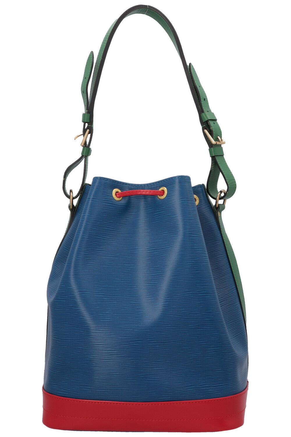 LOUIS VUITTON Grand Sac Noé Epi Tricolor Blue Red Green
