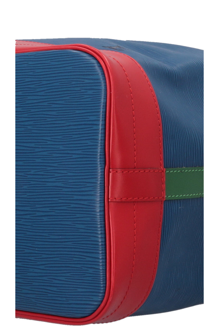 LOUIS VUITTON Grand Sac Noé Epi Tricolor Blue Red Green