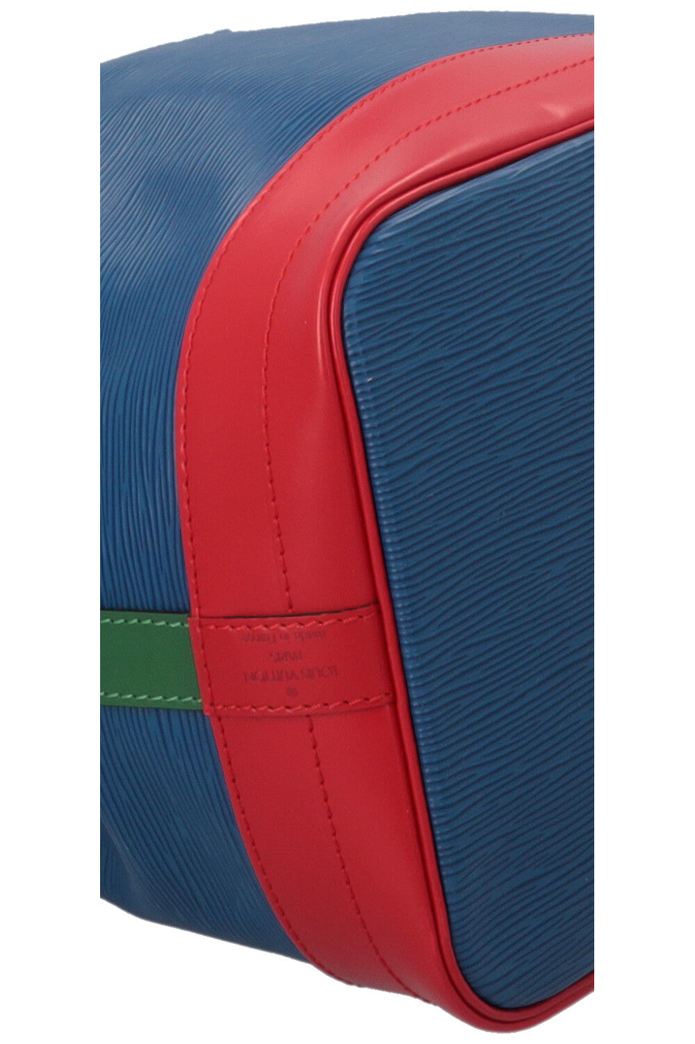 LOUIS VUITTON Grand Sac Noé Epi Tricolor Blue Red Green