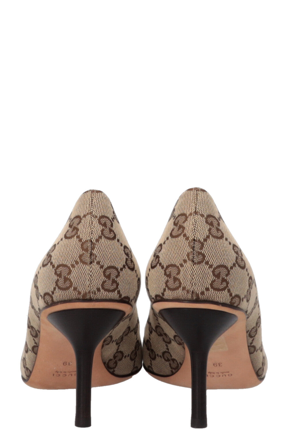 GUCCI Horsebit Heels Supreme Canvas