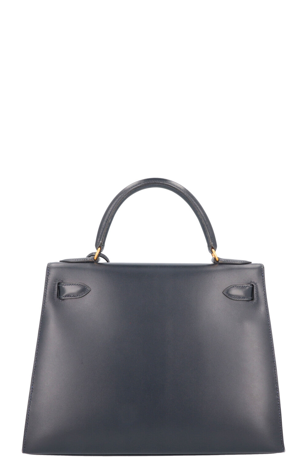 HERMÈS Kelly 28 Box Sellier Midnight Blue
