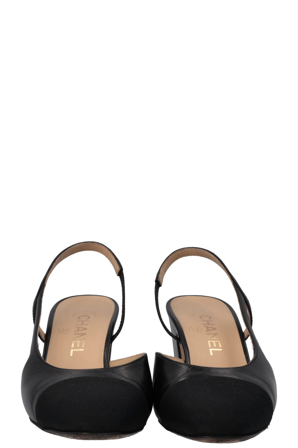 CHANEL Classic Slingback Heels Black