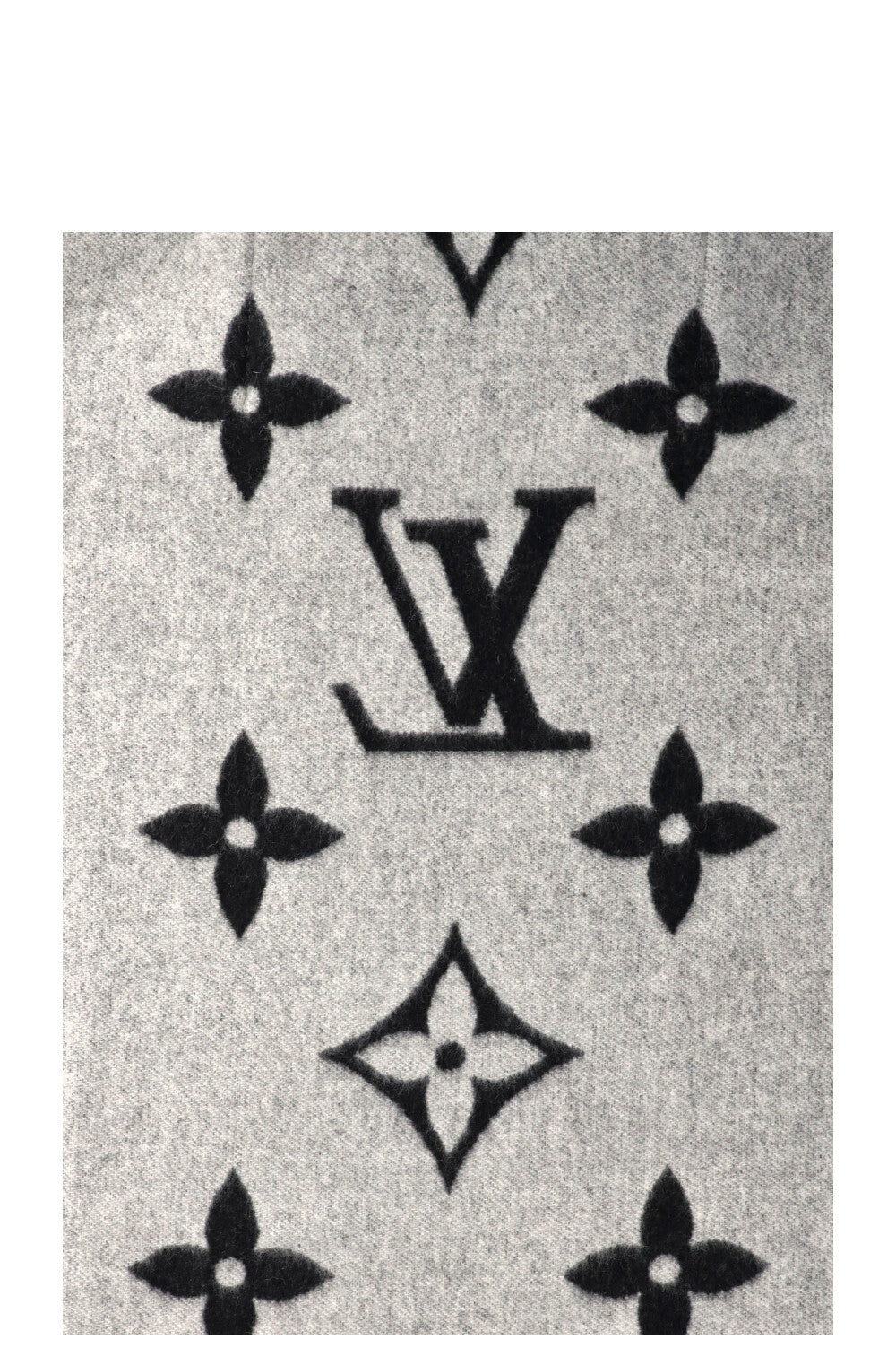 LOUIS VUITTON Cold Reykjavik Mink Pocket Scarf Cashmere Black