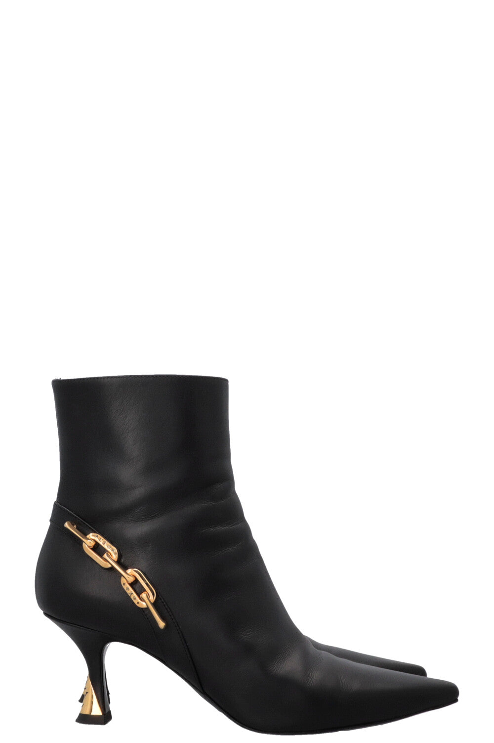 Bottines à chaîne pailletée LOUIS VUITTON noires