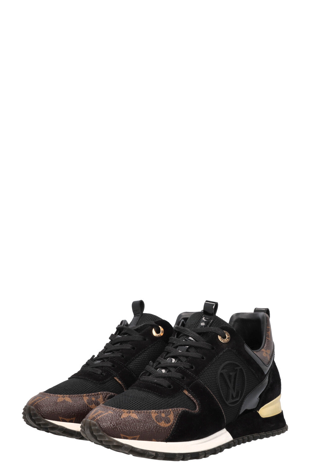 LOUIS VUITTON Run Away Sneakers MNG Canvas