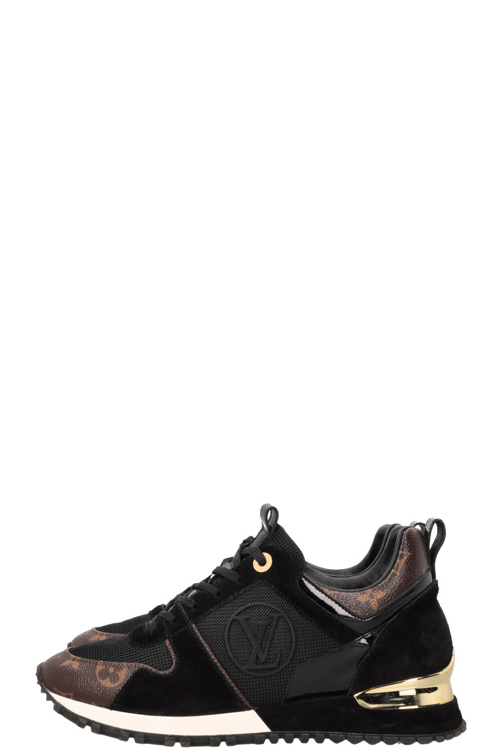 LOUIS VUITTON Run Away Sneakers MNG Canvas