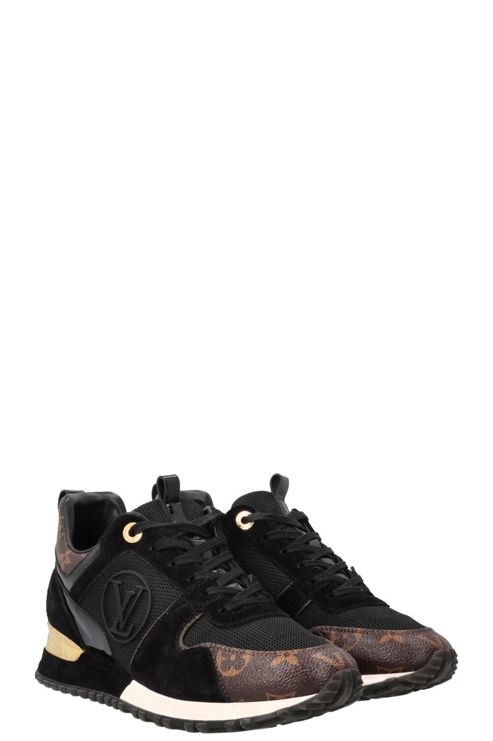 LOUIS VUITTON Run Away Sneakers MNG Canvas