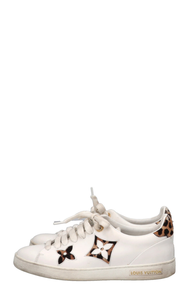 LOUIS VUITTON Cheetah Frontrow Sneakers White