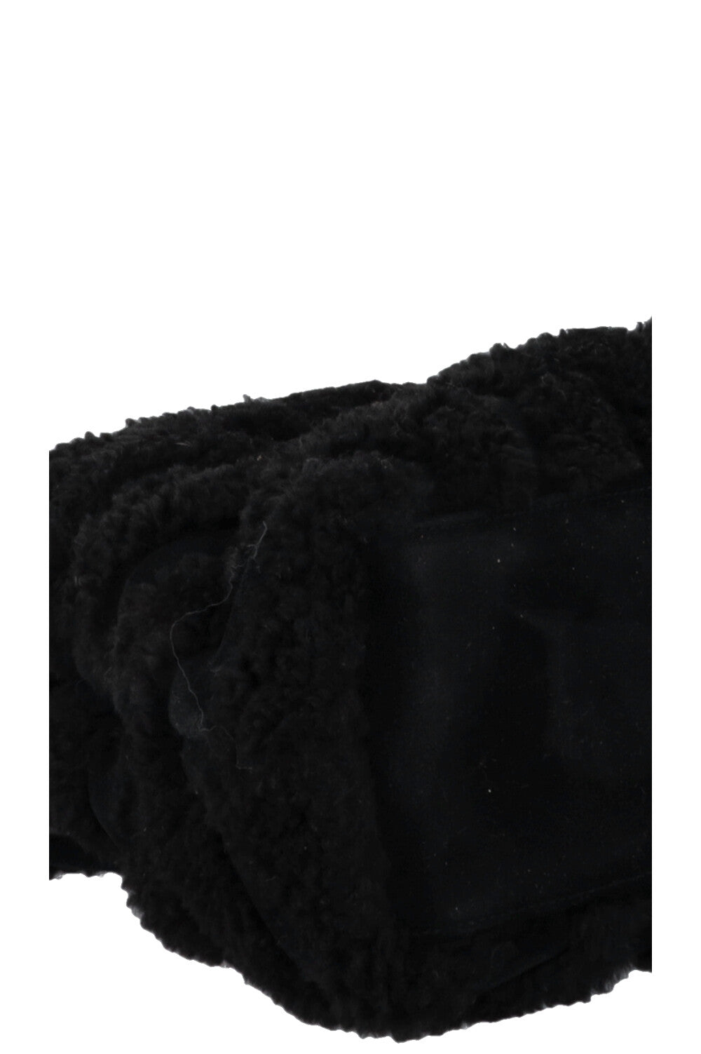 SAINT LAURENT Shearling Loulou Medium Black