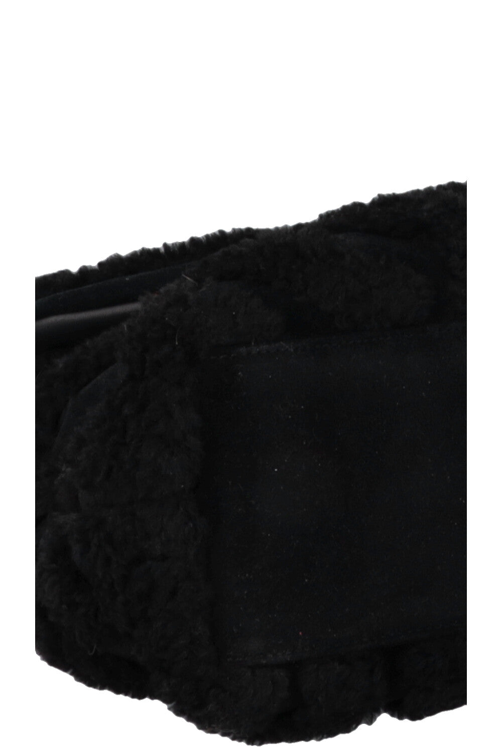 SAINT LAURENT Shearling Loulou Medium Black