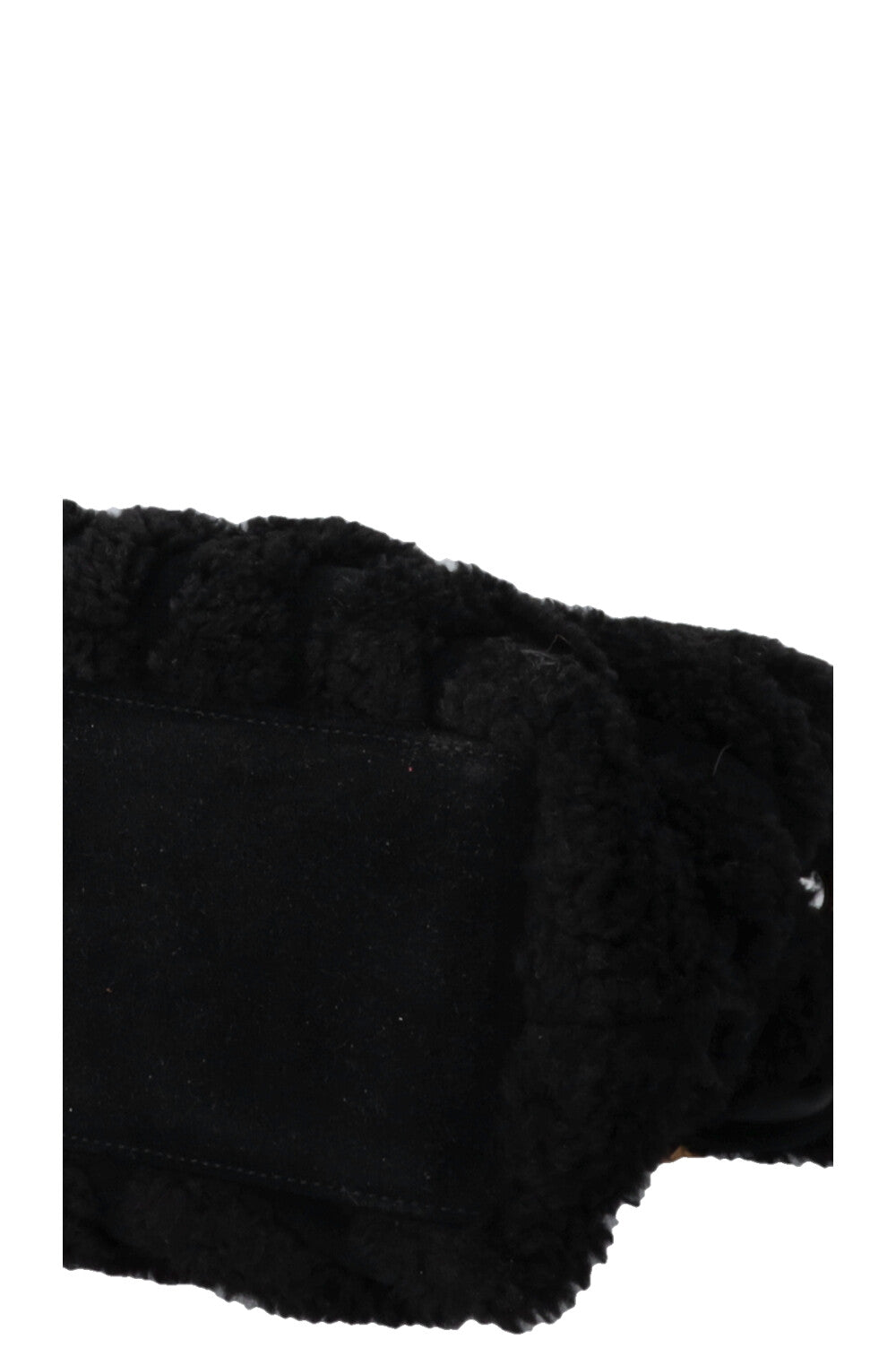 SAINT LAURENT Shearling Loulou Medium Black