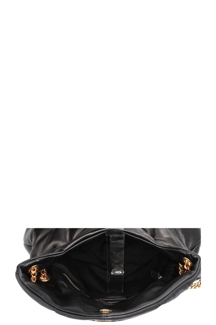 SAINT LAURENT Loulou Puffer Medium Bag Black