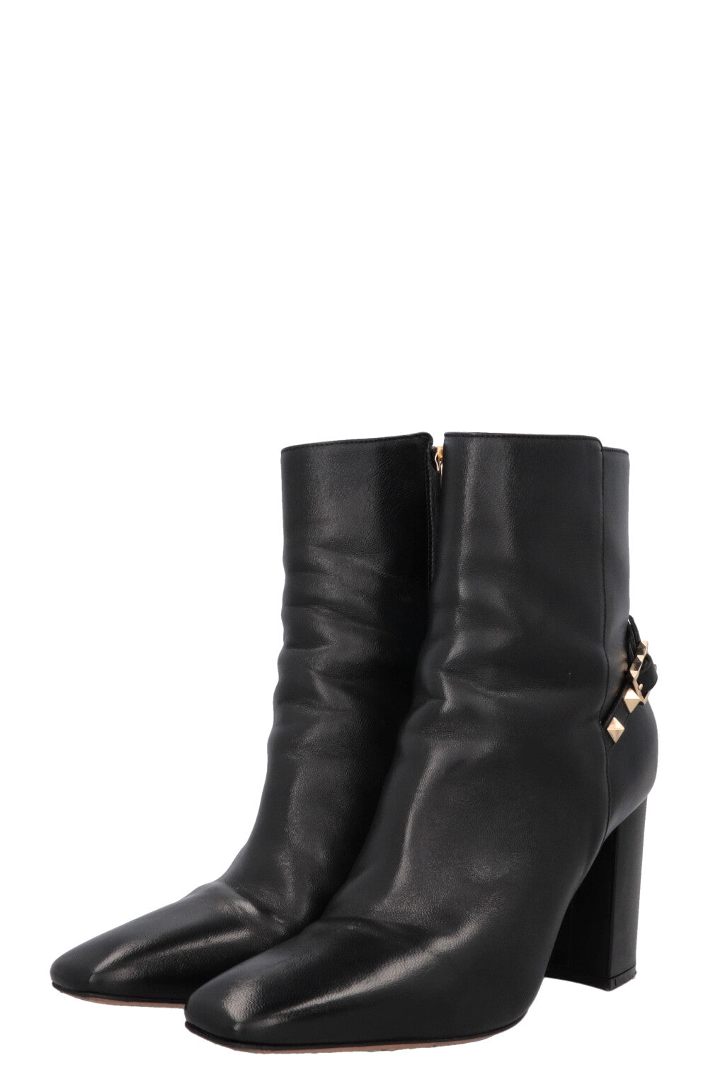 VALENTINO Rockstud Ankle Boots Black