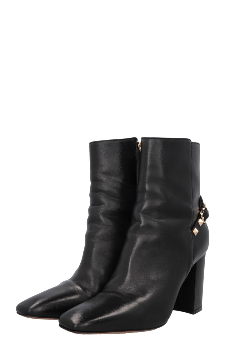 VALENTINO Rockstud Ankle Boots Black