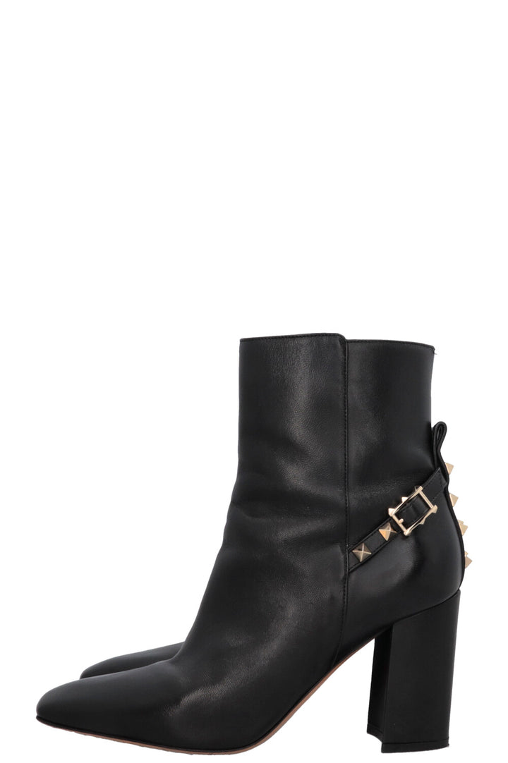 VALENTINO Rockstud Ankle Boots Black