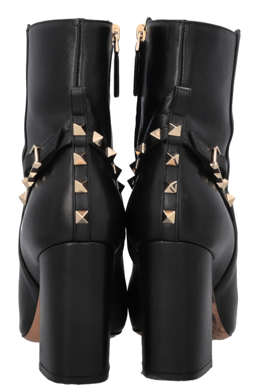 VALENTINO Rockstud Ankle Boots Black