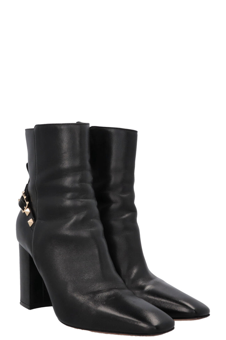 VALENTINO Rockstud Ankle Boots Black