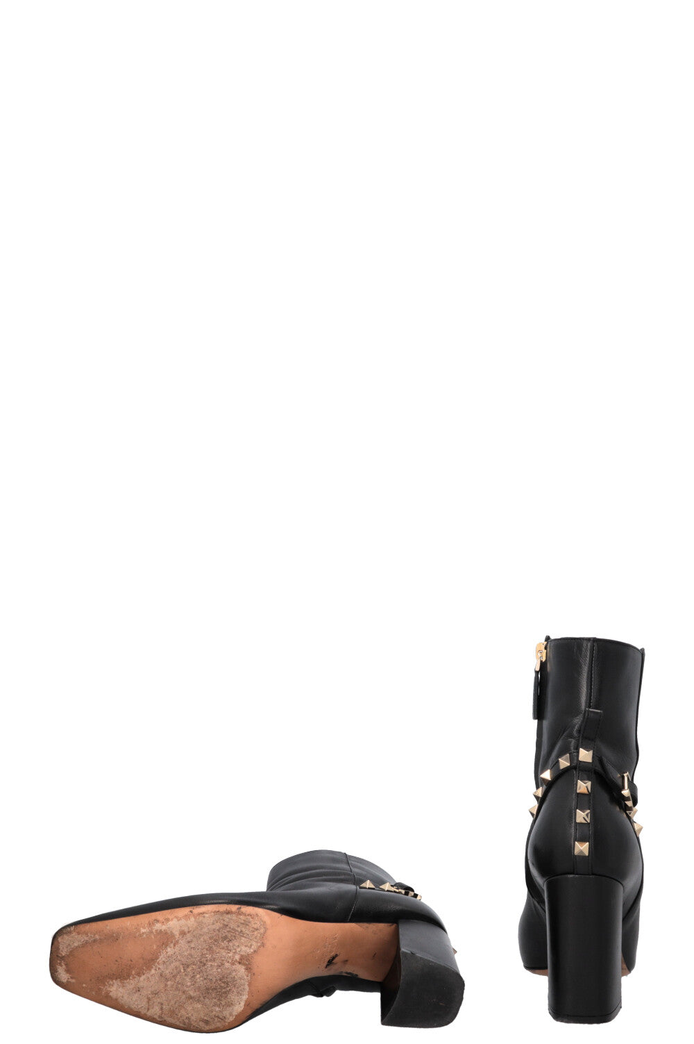 VALENTINO Rockstud Ankle Boots Black