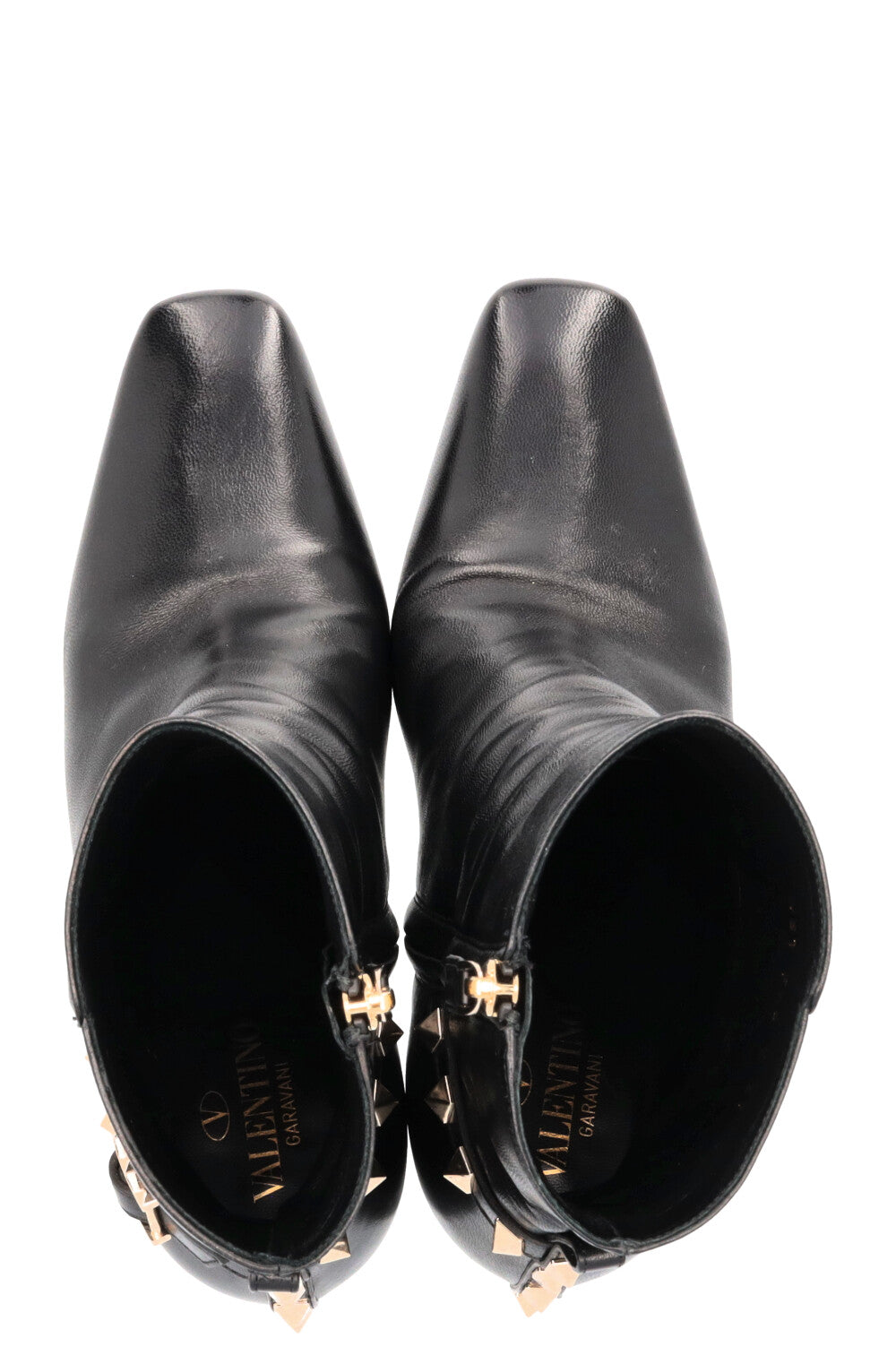 VALENTINO Rockstud Ankle Boots Black