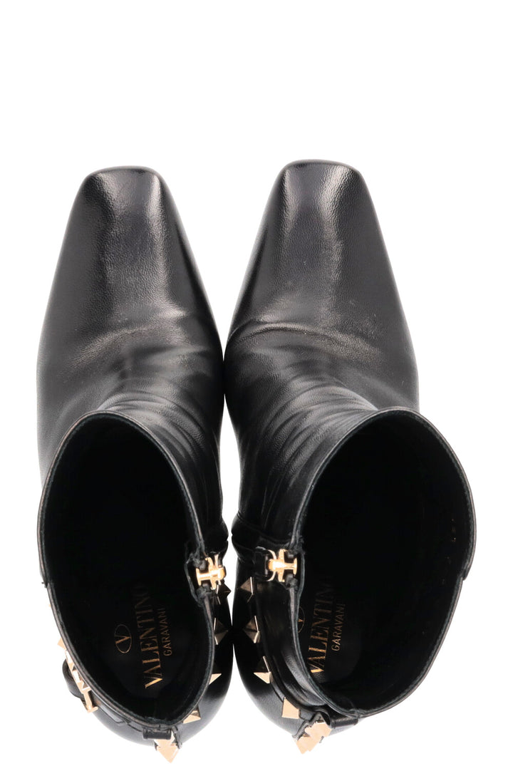 VALENTINO Rockstud Ankle Boots Black